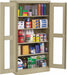 E4463 Storage Cabinet 72 x36 x24 Sand 4Shlv