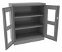 E4467 Storage Cabinet 42 x36 x18 MdGry 2Shlv
