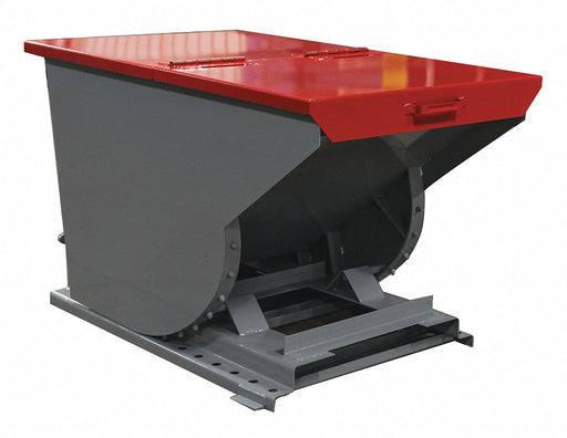 Hopper Lid 41 W Orange Steel