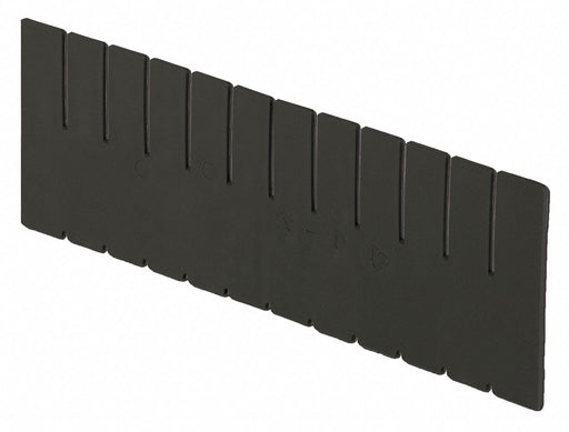 Divider 6.5 in H 15.25 in L Black