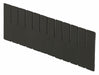 Divider 6.5 in H 15.25 in L Black