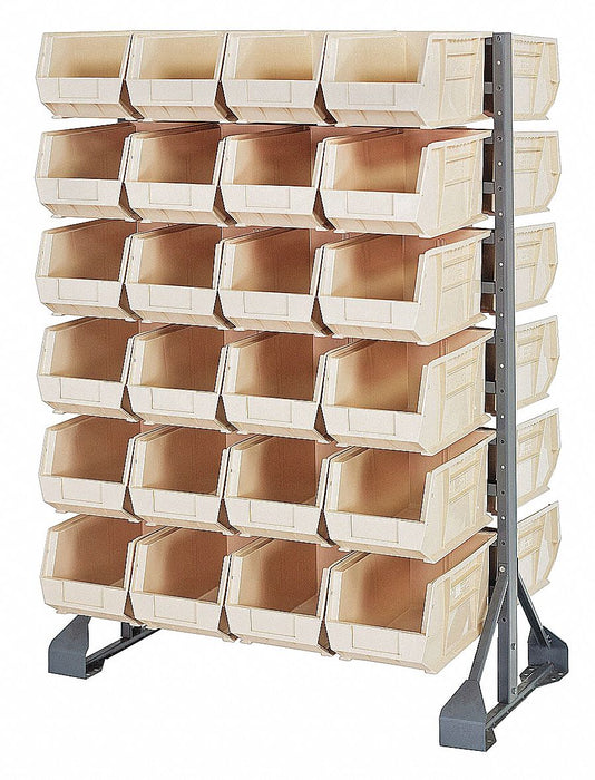 E1537 BinRailFlrRck 20inx54inx36in LdCp 133lb