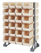 E1537 BinRailFlrRck 20inx54inx36in LdCp 133lb
