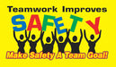 Safety Banner 28in x 48in Poly Sheeting