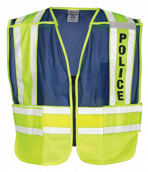 Safety Vest Blue Police M/XL