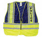 Safety Vest Blue Police 2XL