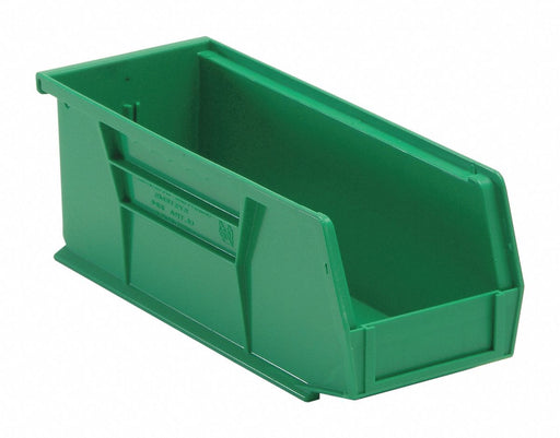 E1526 Hang and Stack Bin Green PP 4 in