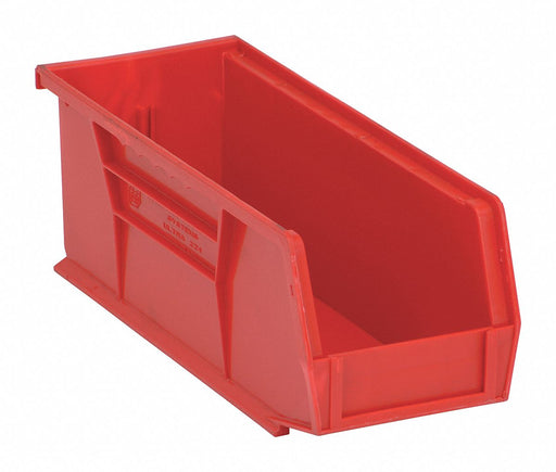 E1526 Hang and Stack Bin Red PP 4 in