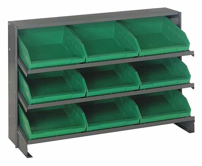E1543 Bench Pick Rack 12x21x36in Green