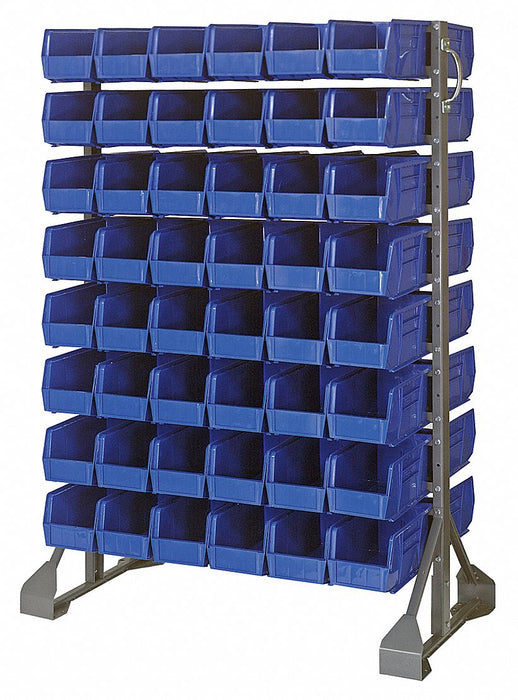 E1536 BinRailFlrRck 20inx54inx36in LdCp 100lb
