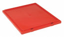 E1890 Lid 18.25 in W Plastic Red