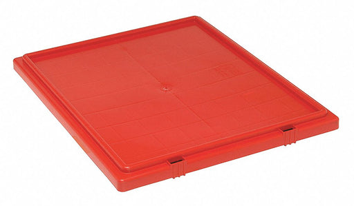 E1890 Lid 18.25 in W Plastic Red