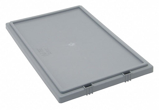 E1891 Lid 14.25 in W Plastic Gray