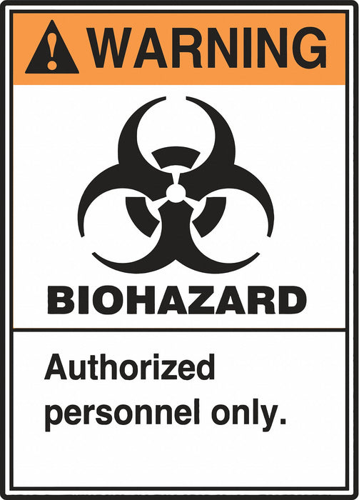 Safety Label 5 inx3 1/2 in Vinyl PK5