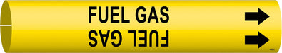 Pipe Marker Fuel Gas 2 in H 2 in W