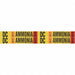 Pipe Marker Ammonia 1 1/8in H 7in W