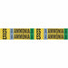 Pipe Marker Ammonia 1 1/8in H 7in W