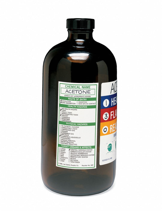 NFPA Label 6 in H 6 in W Paper PK100