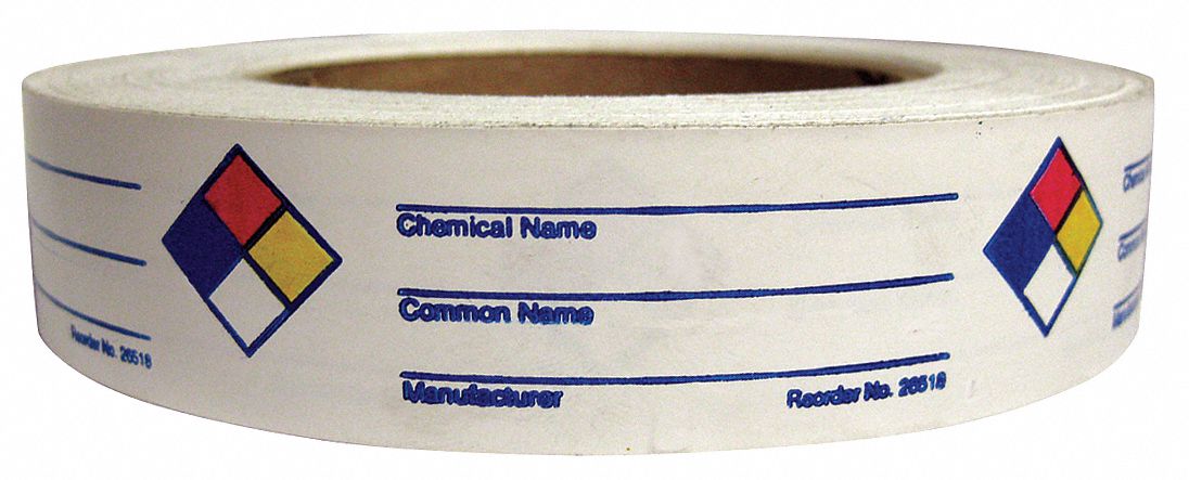 HMIG Label 29 in H 23 in W Plastic