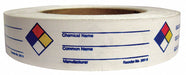 HMIG Label 29 in H 23 in W Plastic