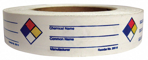 HMIG Label 29 in H 23 in W Plastic