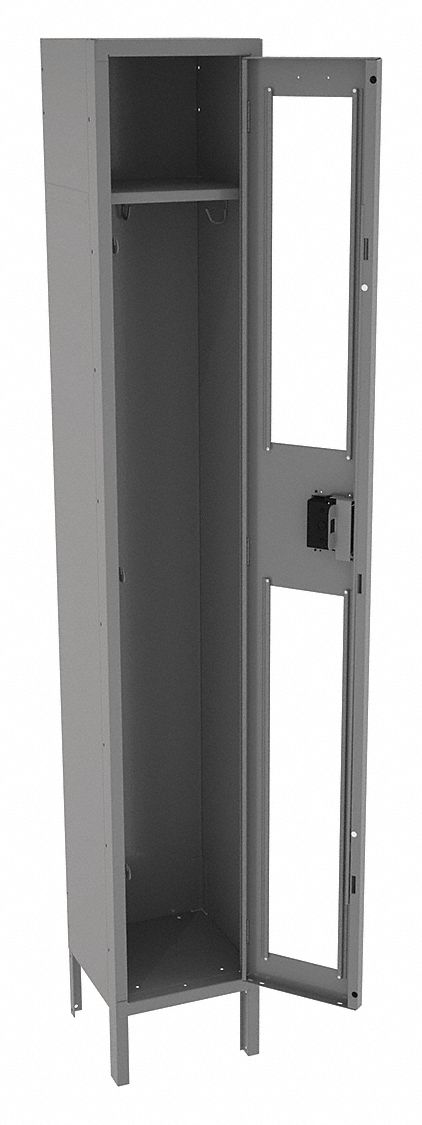 Lckr 1x1Lckr Md Gray 78 x12 x12 Assm