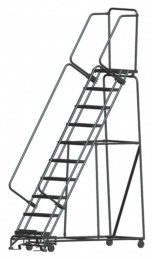 Lockstep Rolling Ladder Steel 100 In.H