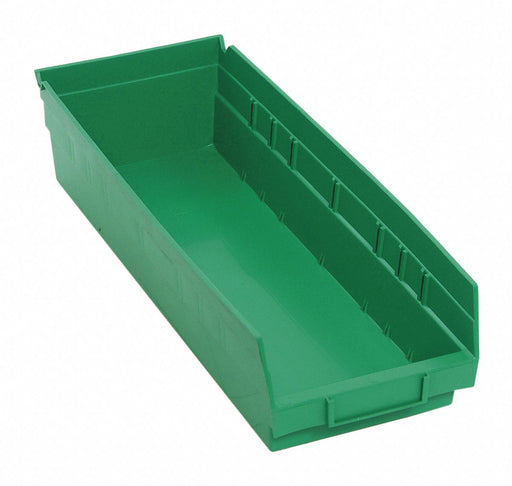 F0618 ShelfBin 17.875inL 6.625inW Plastic