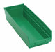 F0618 ShelfBin 17.875inL 6.625inW Plastic