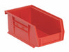 F0599 Hang and Stack Bin Red PP 3 in
