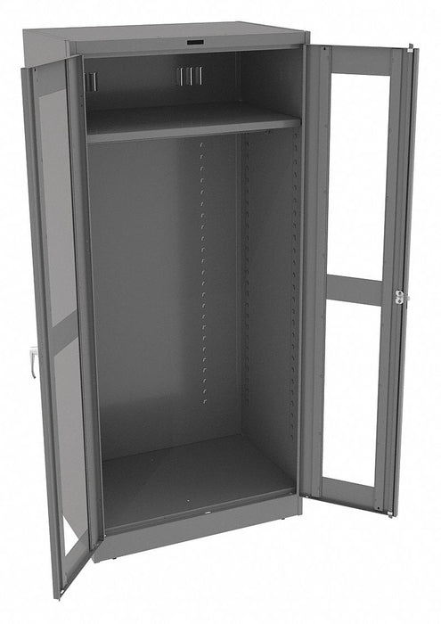 E4471 Storage Cabinet 78 x36 x24 MdGry 1Shlv