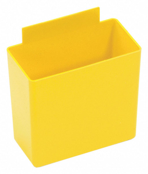 Bin Cups Yellow Plastic 3 in
