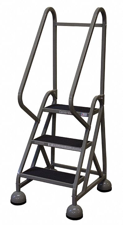 F2128 Rolling Ladder Hndrl Platfm 27 In H