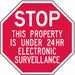 Rflct Surveillnce Stop Sign 12x12in Alum