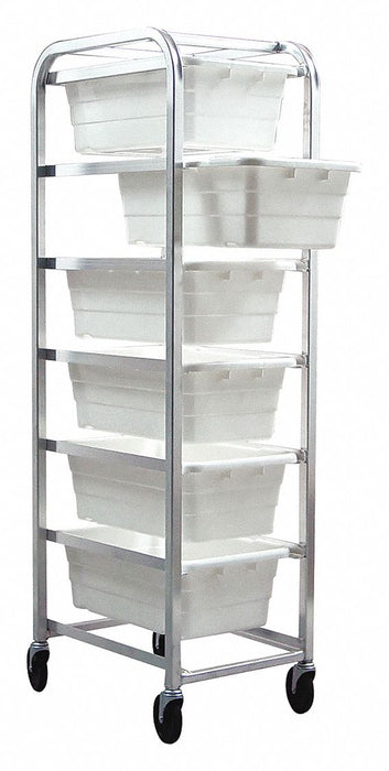 Tub Rack 180 lb Capacity 6 Shelves