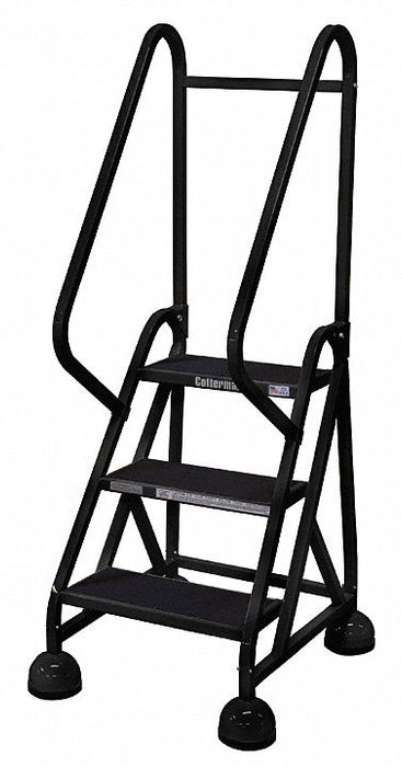 F2128 Rolling Ladder Hndrl Platfm 27 In H
