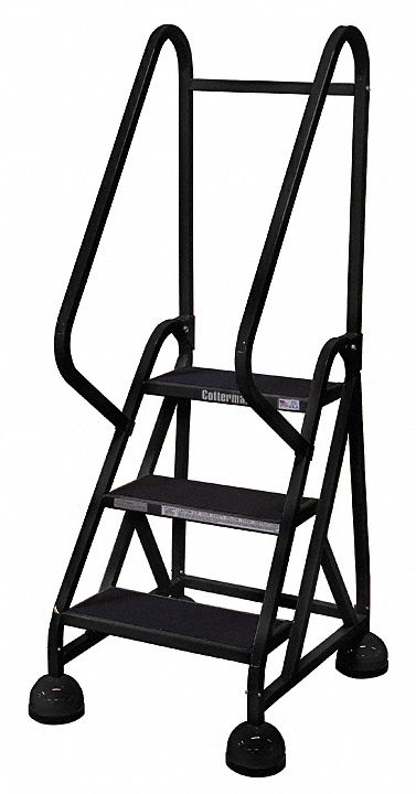 F2128 Rolling Ladder Hndrl Platfm 27 In H