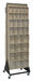 Mbl Dbl Sd Tp-Ot Bin Rack PwdrCtd 75 in