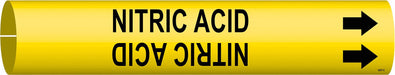 Pipe Marker Nitric Acid 2 in H 2 in W