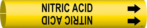 Pipe Marker Nitric Acid 2 in H 2 in W