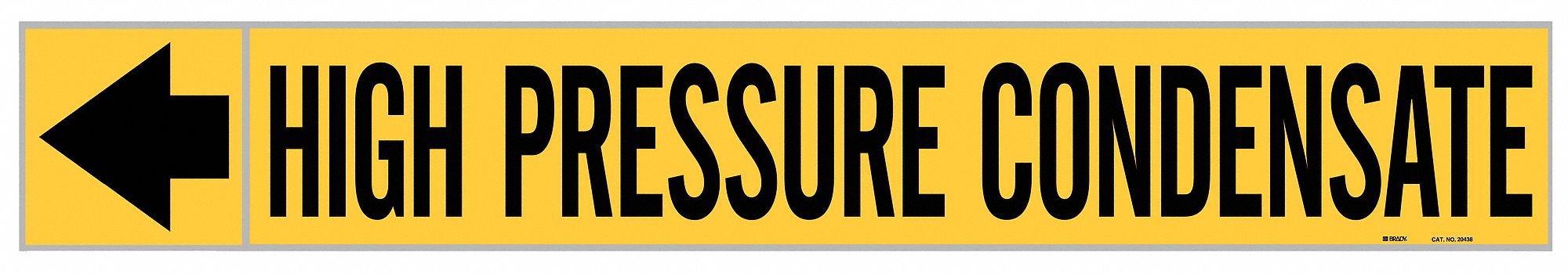 Pipe Marker High Pressure Condnsate