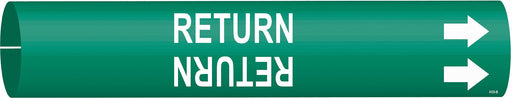 Pipe Marker Return 7/8 in H 7/8 in W