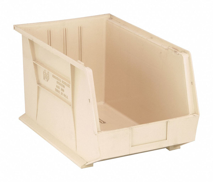 F0609 Hang and Stack Bin Ivory PP 10 in