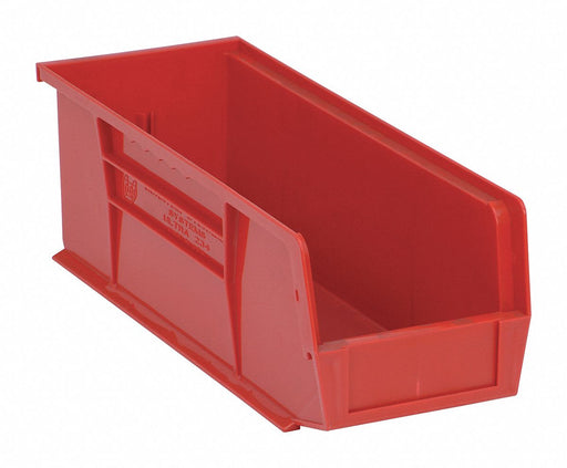 F0602 HangandStackBin 14.75inL 5.5inW Plastic