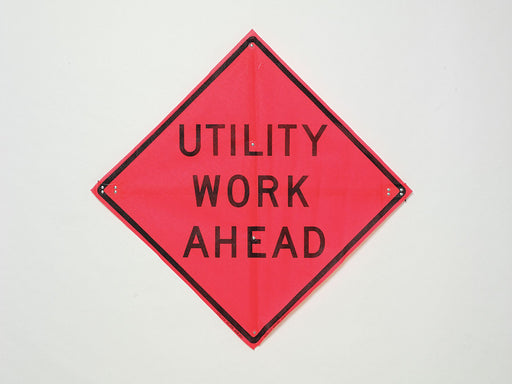 Traffic Sign 36 in x 36 in Orange