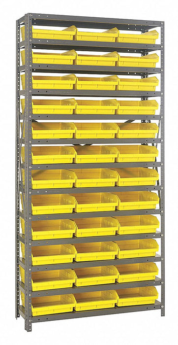 E1520 Bin Shlvng 18inx75inx36in Yellow