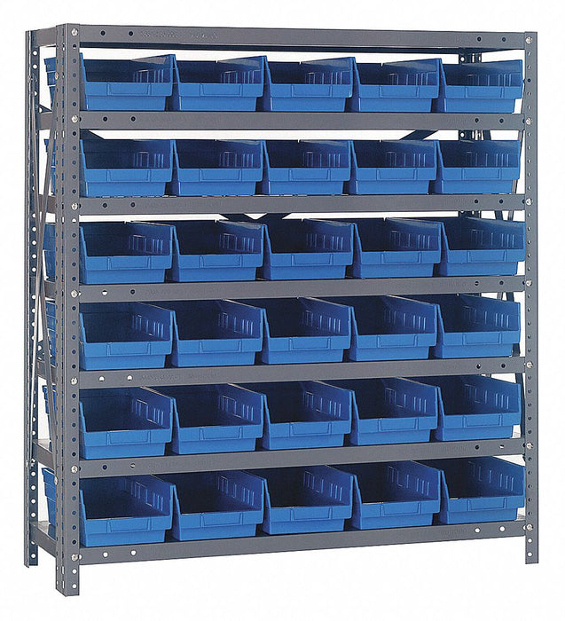 E1512 Bin Shlvng 12inx39inx36in Blue