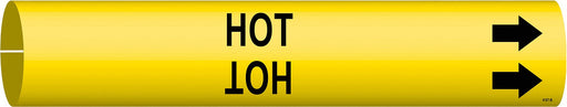 Pipe Marker Hot 7/8 in H 7/8 in W