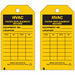 Tag Black/Yellow 5-3/4inH 3inW PK10