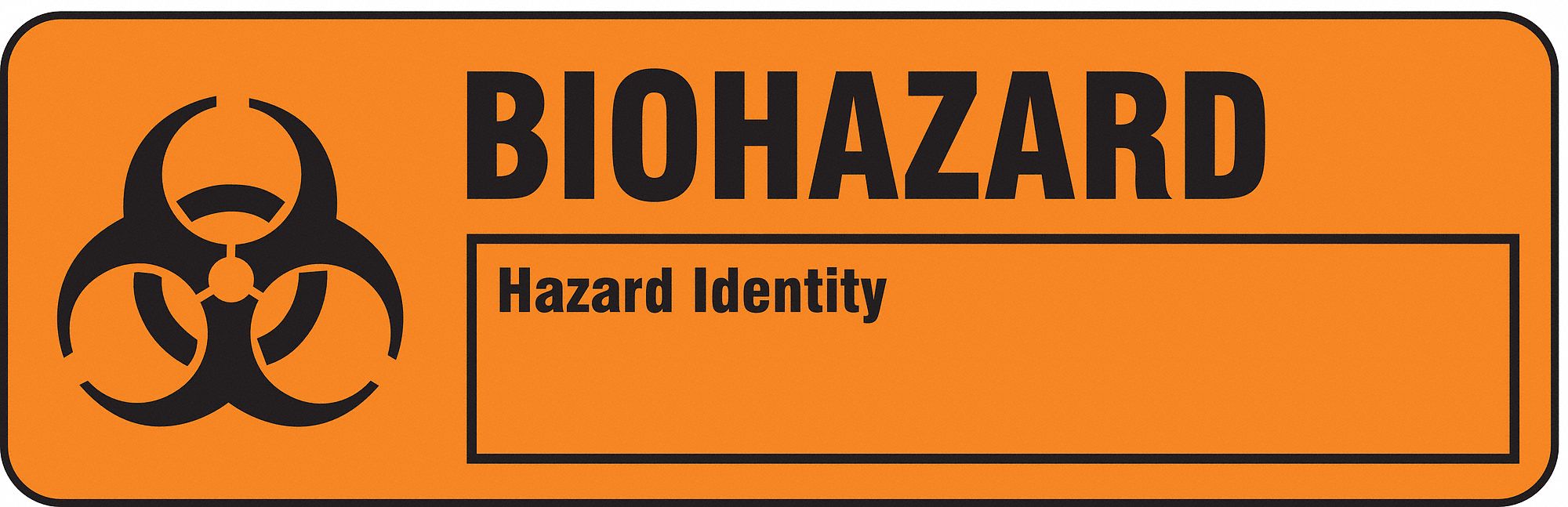 Warning Label 7/8inx2.875in Paper PK500